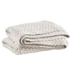 Lodi Sand Matelasse Coverlet - Our Boat House