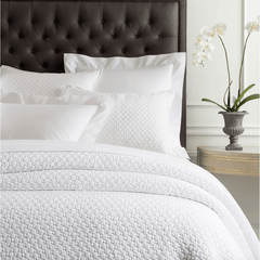 Lodi White Matelasse Coverlet - Our Boat House