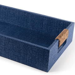 Logia Rectangle Tray Small - Indigo - Our Boat House