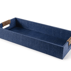 Logia Rectangle Tray Small - Indigo - Our Boat House