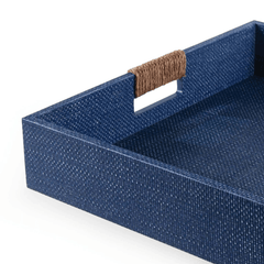 Logia Square Tray Large - Indigo - Our Boat House