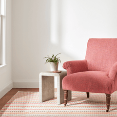 Long Slade Spice Handwoven Cotton Rug - Our Boat House