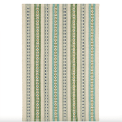 Long Slade Teal Handwoven Cotton Rug - Our Boat House