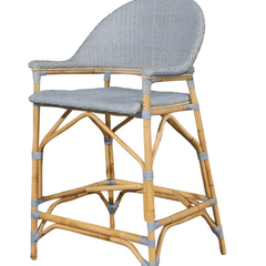 Lucco Counter Stool - Coastal Blue - Our Boat House