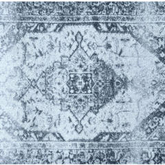 Machine Washable - Vintage Denim Blue Rug - Our Boat House