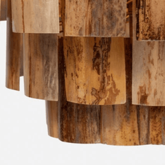Madison Banana Bark Chandelier - Natural Dark - Our Boat House