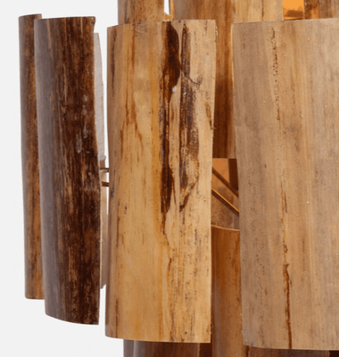 Madison Banana Bark Chandelier - Natural Dark - Our Boat House