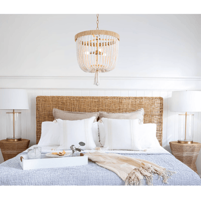 Magelian Glass Table Lamp - Natural Brass - Our Boat House