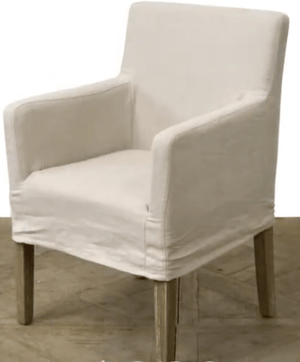 Magnolia Slipcovered Dining Arm Chair - Our Boat House