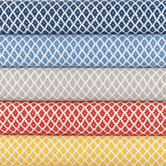 Mainsail Handwoven Indoor/Outdoor Rug - French Blue - Our Boat House