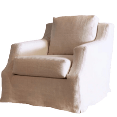 Majorca Deluxe 34in Slipcovered Chair - Our Boat House