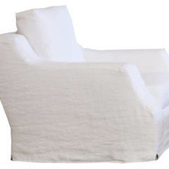 Majorca Deluxe 34in Slipcovered Chair - Our Boat House