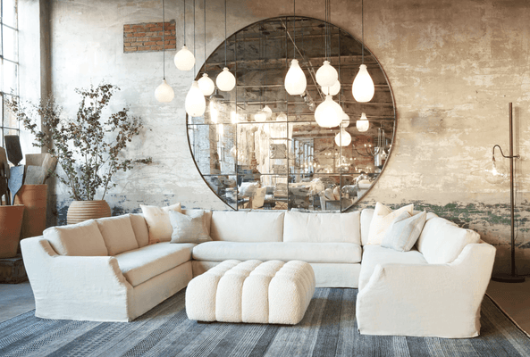 Majorca Deluxe Three - Piece U - Slipcovered 172in Sectional - Our Boat House