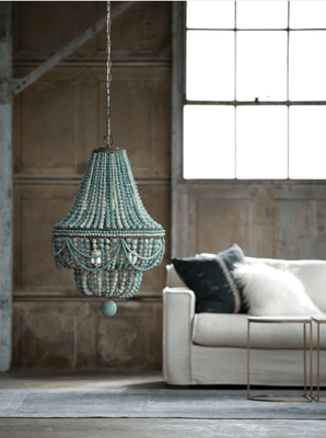 Malibu Chandelier - Blue - Our Boat House