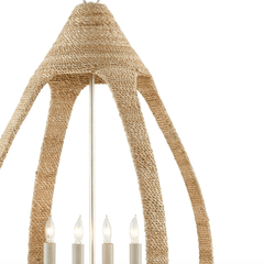 Malta Abaca Rope Chandelier - Our Boat House