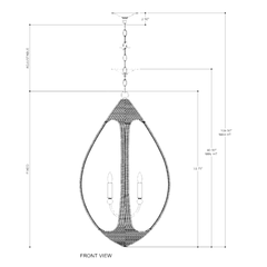 Malta Abaca Rope Chandelier - Our Boat House