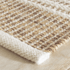 Malta Natural Wool Rug - Our Boat House