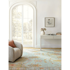 Mara Sky Hand Knotted Wool Rug - Our Boat House