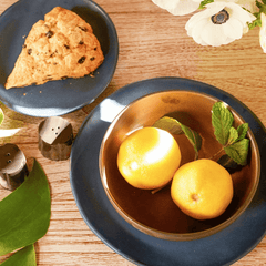 Marcus Matte Navy Dinnerware Set - Our Boat House