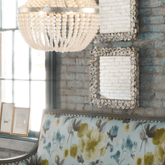 Margo Oyster Shell Mirror - Our Boat House