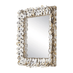 Margo Oyster Shell Mirror - Our Boat House