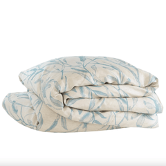 Margot Linen Pewter Blue Duvet Cover - Our Boat House
