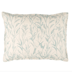 Margot Linen Pewter Blue Sham - Our Boat House