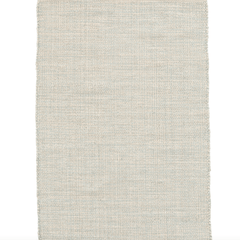 Marled Light Blue Handwoven Cotton Rug - Our Boat House