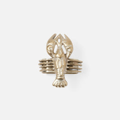 Marlin Tarnished Silver Lobster Napkin Ring - Our Boat House
