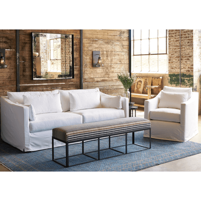 Maui 84in Slipcovered Queen Conventional Sleeper Sofa - Our Boat House