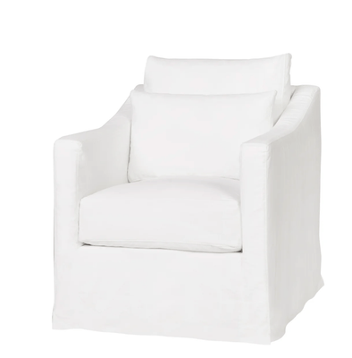Maui Deluxe 30in Slipcovered Chair - Our Boat House