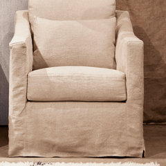 Maui Deluxe 30in Slipcovered Chair - Our Boat House