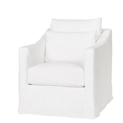Maui Deluxe 30in Slipcovered Swivel Glider - Our Boat House