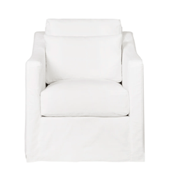 Maui Deluxe 30in Slipcovered Swivel Glider - Our Boat House