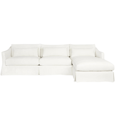 Maui Deluxe Two - Piece Slipcovered RAF Sectional - Our Boat House