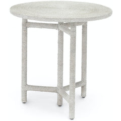 Middle Keys White Sand Side Table - Our Boat House