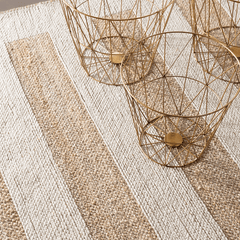Milo Ivory Handwoven Jute/Cotton Rug - Our Boat House