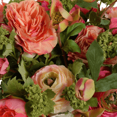 Mixed Coral Flower Arrangement - Two Sizes - Our Boat House