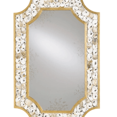 Monroe Oyster Shell Mirror - Our Boat House