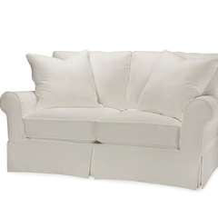 Montauk Shores 69in Slipcovered Loveseat - Our Boat House