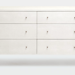 Moonstone Bay Vintage Shagreen Dresser - Vintage White - Our Boat House
