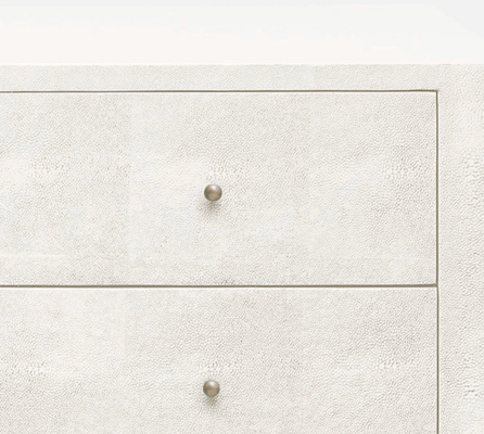 Moonstone Bay Vintage Shagreen Dresser - Vintage White - Our Boat House