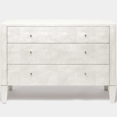 Moonstone Bay Vintage Shagreen Petite Dresser - Vintage White - Our Boat House
