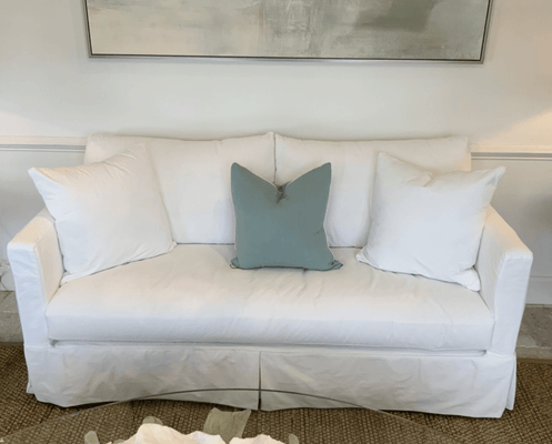 Morada Bay Slipcovered Bench Seat Sofa - Our Boat House