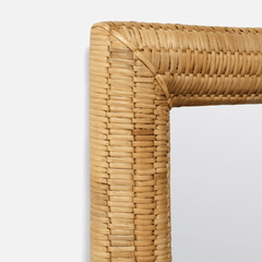 Morehead Rattan Mirror - Two Sizes - Our Boat House