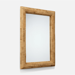 Morehead Rattan Mirror - Two Sizes - Our Boat House