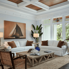 Mykonos Large Rectangle Coffee Table - Our Boat House