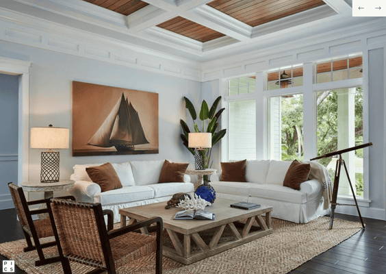 Mykonos Large Rectangle Coffee Table - Our Boat House