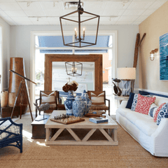 Mykonos Large Rectangle Coffee Table - Our Boat House