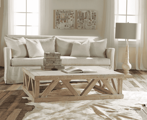 Mykonos Medium Rectangle Coffee Table - Our Boat House
